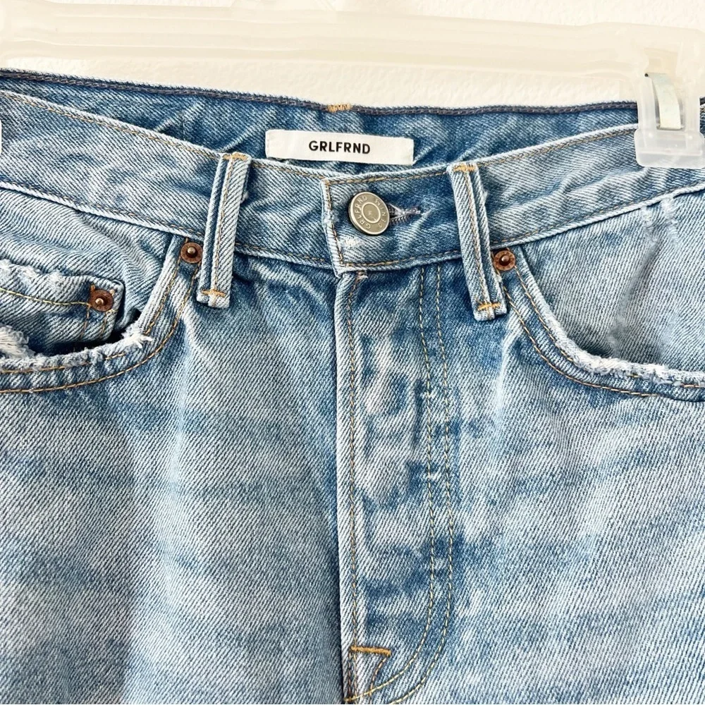 GRLFRND Karolina High-Rise Crop Jeans A Little More Love Revolve Distressed 25